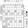 将棋局面｜加藤一二三vs中原誠1982-05-11名人戦3局｜胸のすく好手　加藤、飛先不突矢倉の会心譜