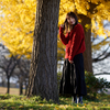 如月なるはさん その34 ─ 北陸モデルコレクション 2021.11.28 呉羽山公園・都市緑化植物園 ─