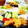 ☆夕陽とヒレかつ＆きのこキムチ☆