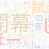 　Twitterキーワード[すわほー]　03/25_23:10から60分のつぶやき雲