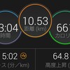 今日のランニング～１０月１７日～