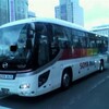 宗谷バスに貸し出された沖縄の観光バス