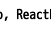 reactRパッケージでRからReactを実行する