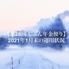 【第28回 じぶん年金便り】2021年1月末の運用状況
