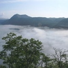 摩周湖の霧と雲