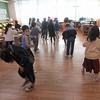 １年生：ダンスの練習