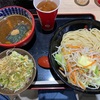 【営業再開】三田製麺所　イオンモール座間店〜ランチセットＤ／野菜盛り／魚介豚骨つけ麺／ランチねぎ飯／フードコート〜