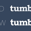Tumblrのロゴ変わってた