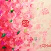 【新作】「Aroma -rose-」　半紙コラージュ作品紹介