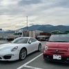 ポルシェとアバルトで山梨県の清泉寮へツーリング