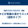 ニキビが胃腸の漢方でスッキリ（湿熱タイプ）