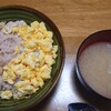 3色丼→麻婆豆腐
