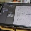 お絵描きに夢中なんだ