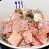 サーモンとザーサイのクリームチーズ和え