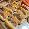 大量のコロッケパンと刻み沢庵納豆で朝ごはんにしました。