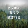 【檜の香りで森林浴】疲れた体に癒しの香り