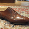 Bespoke shoemaker Marquess by Shoji Kawaguchi Oxford - Wing Cap Toe