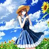 それではひまわり畑に立つ少女を生成してみよう！