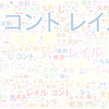 　Twitterキーワード[コントレイル]　11/28_18:00から60分のつぶやき雲