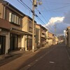 旧北陸本線沿線散策（10）：能生の夕刻。