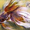 和金魚 Japanese Goldfish をお絵描きしました。