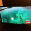 テレビが来た。