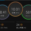 10kmペース走