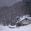 雪の舞う金山駅に到着する、増結運転の始まったキハ40を撮る！(2482D撮影編)