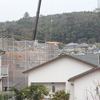 中戸次新築建売住宅の棟上げ