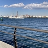東扇島東公園（川崎市川崎区）～東京湾を行き交う船