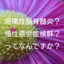 慢性疲労症候群ずっこけRyo養記