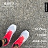 ターサーRP2で気持ちよく10km走ってきました！