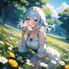 flowers meadow (草原の花) by Animagine XL V3.1
