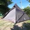 ニワンピング（庭キャンプ）はじめます　DODワンポールテントM
