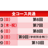 6年生後半　日曜特訓の比較