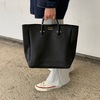 YOUNG&OLSEN / EMBOSSED LEATHER TOTE  M