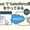 Cursor で Salesforce 開発をやってみる