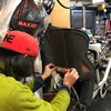 自転車用チャイルドシート取付け