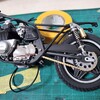 CB750F③　足回りの取り付け