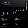 R7.5.25（日）12.18kmラン　筋肉痛