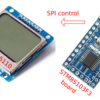 Nokia LCD5110 を１ドルCPUボード（CPU:STM8S103F3）で動かして見ました