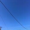 快晴だが寒い一日