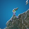 夜だるま地震速報、最大震度３、能登半島