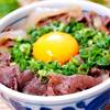 牛丼＆もやしときゅうりとわかめのナムル