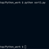 Python | 10 | 並び替えプログラム