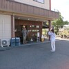 テレビの取材、紙すきはがき、かき氷