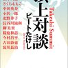 北野武と松本人志の対談が載っている「頂上対談」を読んだ感想