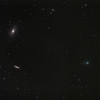 M81,M82とパンスターズ彗星