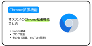 オススメのChrome拡張機能まとめ（Notion関連/ブログ関連/その他）[3記事分]