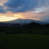 昨夕の安達太良（台風8号が接近しています・・・）